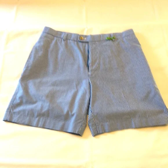 Mens Peter Millar gingham check shorts - Picture 2 of 5